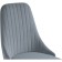 CHART STALL CARA Kora Metal/Velur, White/Gray 47x57x89 cm