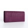 Women's wallet on magnet, purple color