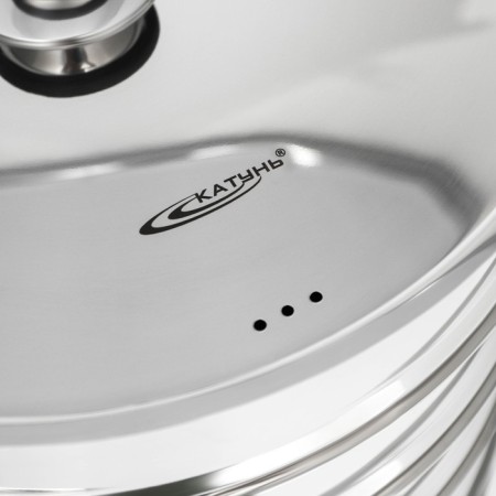 Altyn Mantock, 7.5 l, d = 30 cm, 5 sections, a metal cover, with a heat distribution layer, induction-2