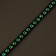 Fly collar "shower" luminous, with a bell, 30 x 1 cm, polyester, purple