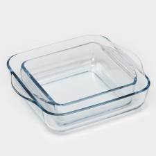 A set of baking forms Borcam, 2 items: 1.95 l, 1.04 liters