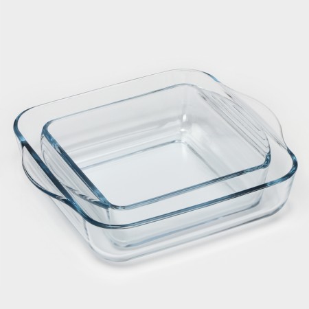 A set of baking forms Borcam, 2 items: 1.95 l, 1.04 liters