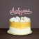 Topper for Cake "Since March 8" Color, mix, assorted
