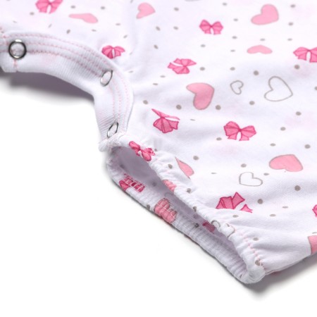 Sandwheel Children's "Alyosha", white color/hearts, height 80-3