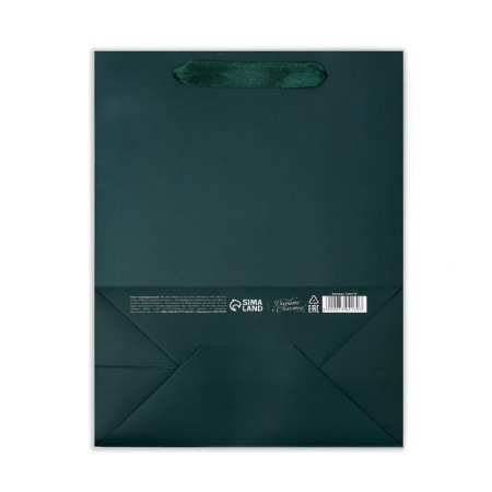 Gift laminated package, packaging, "Emerald", MS 18 x 23 x 10 cm-6