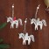 New Year's suspension "Unicorns" 0.5 × 9 × 7.5 cm, one -sided, mix