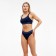 Female set (top with thin straps, panties), color dark blue mix, size 46-48