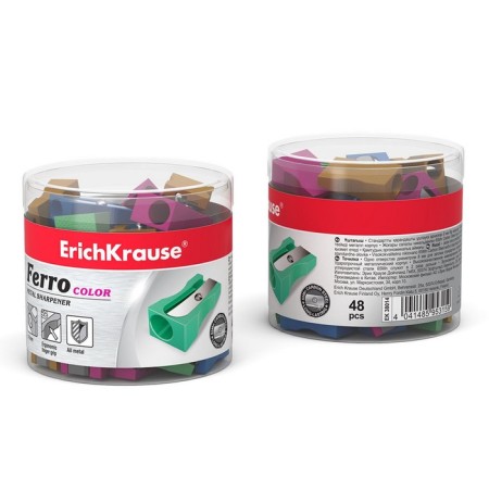 Zapochilka 1 hole Erichkrause Ferro color, aluminum, hole with a diameter of 8 mm, mix-3