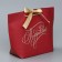 Gift package, packaging, “Congratulations from the heart”, 19 x 20 x 9 cm