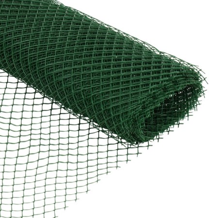 Garden grid, 0.5 × 10 m, rhombus cell 15 × 15 mm, plastic, green, Greengo-5