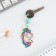 Acrylic "unicorn" keychain with carbine, 5.5 x 3.6 cm