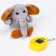 Soft toy, electronic game "Elephant"