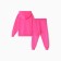 A set for a girl (sweatshirt, trousers) comb, fuchsia color, height 128 cm