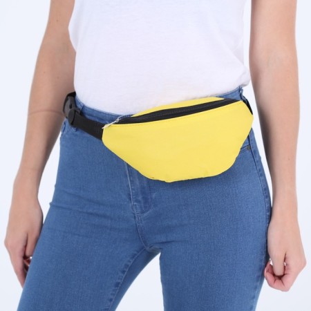 Lightning waist bag, yellow color-3
