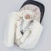 Set for discharge Winter Kinderlitto Velvet, 5 objects, height 56-62 cm, ivory color