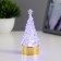Spinker "Christmas tree" LED 1W RGB 3xlr44 gold 4x4x11cm Risalux