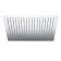 Shower Lake Wasserkraft A119, tropical, 400 x 400 mm, stainless steel, chrome