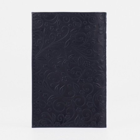 Cover for passport, black color-1