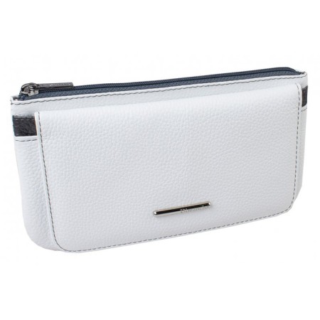 Purse with lightning, white and dark gray color
