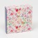 Box for 9 sweets with the shell "Spring" lilac, with a window, 13.7 x 13.7 x 3.5 cm