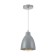 Lamp Bayerlux suspension Bayerlux "oval" 1x40W E27 gray 14x14x18-98 cm