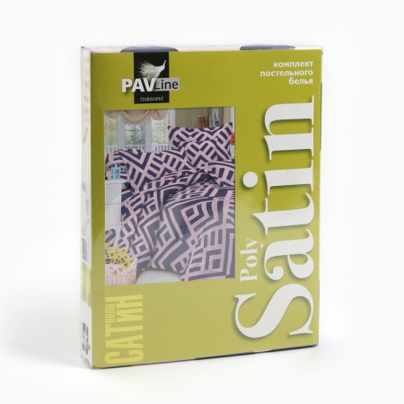 Bed linen Pavline Euro 7338-1 200x220, 200x220, 70x70cm 2pcs Polisatin 70g/m, polyester 100%-4