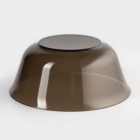 Service of a table glass "Ambier", 19 items, brown color-8