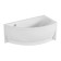 Acrylic bathtub 1marka Piccolo, 150x75 cm, right, without a frame and panel
