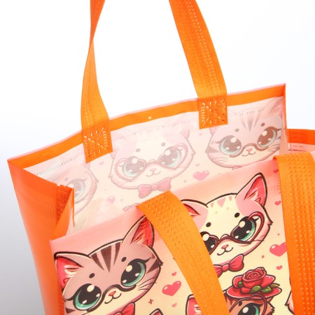 Cat Bag, 23*12*25, Department without lightning, pink-2