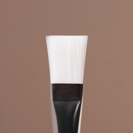 Mask brush, 17 (+/- 1) cm, brown/white color-4