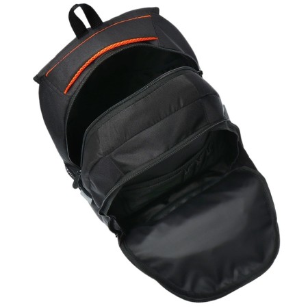 Youth backpack, 42 ​​x 31 x 13 cm, ergonomic back, Stavia "football", black-8
