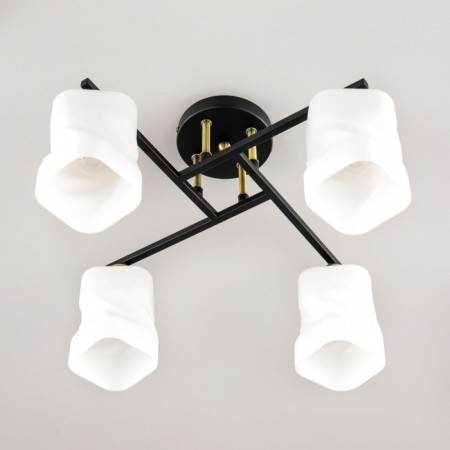 Lamp Citilux "Jerome" CL129245, 49x49x26 cm, 4x75W, E27, Black Color Black-2