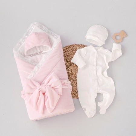 Set for discharge Demi-season Kinderlitto Provence, 5 objects, height 50-56 cm, pink color-1