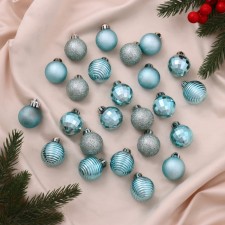 Set of balls plastic D-3 cm, 24 pcs 