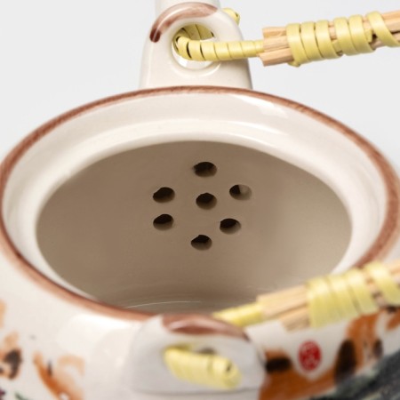 Keramic teapot keramic with metal sieve "Landscape", 600 ml-2