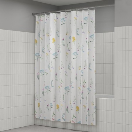 Curtain for the bathroom IDDIS BF02P18I11, 200x180 cm, polyester, color colorful color-8