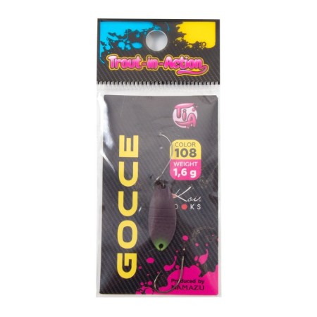 Micro -mocking namazu Pro Tia Gocce, weight 1.6 g, color 108-3