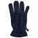 Fleet gloves, blue color, s-m size
