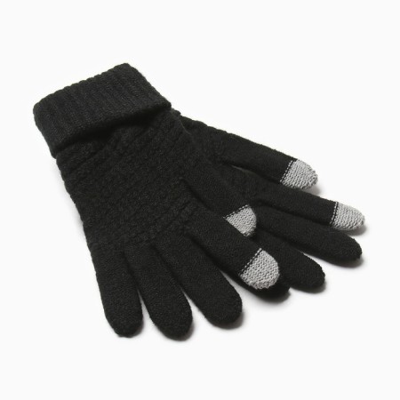 Women's gloves minku 21 cm black-4