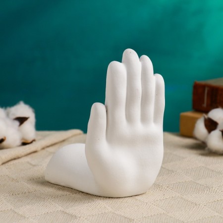 Holder-stand for the books "Hand", 15cm, white-1