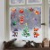 Vinyl stickers on the windows "New Year's holiday", reusable, 70 x 25 cm, New Year