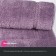 Bathroom rug IDDIS, 65x45 cm, microfiber, purple color