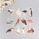 Stickers for creativity "Exotic birds" embossing gold set 48 pcs 9x7x0.8 cm