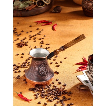 Turk for coffee "Armenian jezva", 430 ml, copper-4