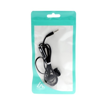 Luazon W-16 headphones, vacuum, microphone, flat wire, answer button, mix-4