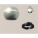 Sweet light Ambrella Light, XS1103010, MR16 GU5.3 LED 3W, 4200K, Silver Sand, Black