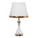 Highlight lamp with "Okli" E27 40W white-gold 28x28x48 cm