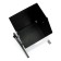 Urna Street "Square" 22 l, silver, tank 0.5 mm, 50 x 31 x 31 cm