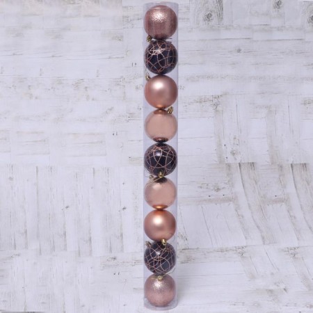 Set of balls Plastic D-8 cm, 9 pcs "Aviva"-1