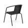 Sadovy chair, 53 x 61 x 73 cm, frame 24 x 0.8 mm, load up to 100 kg, black